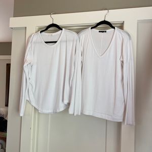 Long sleeve white rag and bone/jean t-shirts